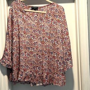 Cynthia Rowley Print Blouse